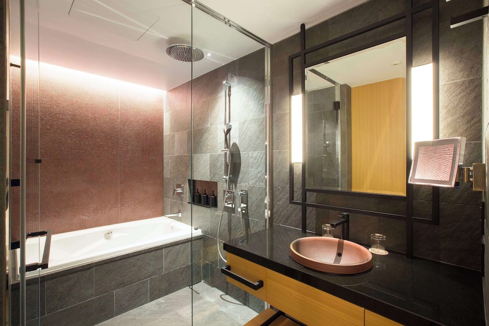 ルーム シングルベッド 2 台 禁煙 (Nijo Castle View) バスルーム1 | ギャリア・二条城 京都