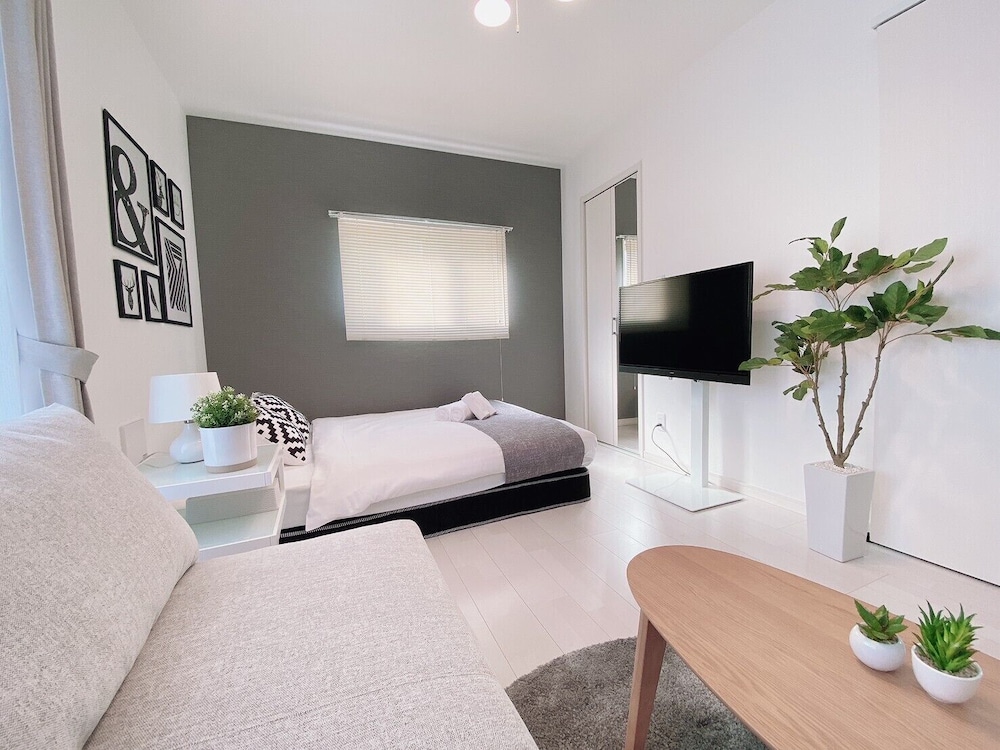 スタジオ　バルコニー付 201号室 リビング エリア0 | おうちホテル廿日市駅前