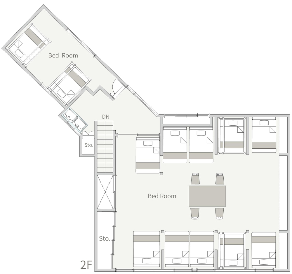 湯沢戸建 客室12 | 【最大 29 人】4 ベッドルーム (220㎡)｜ 一棟貸し切り｜ウォッシャー & ドライヤー