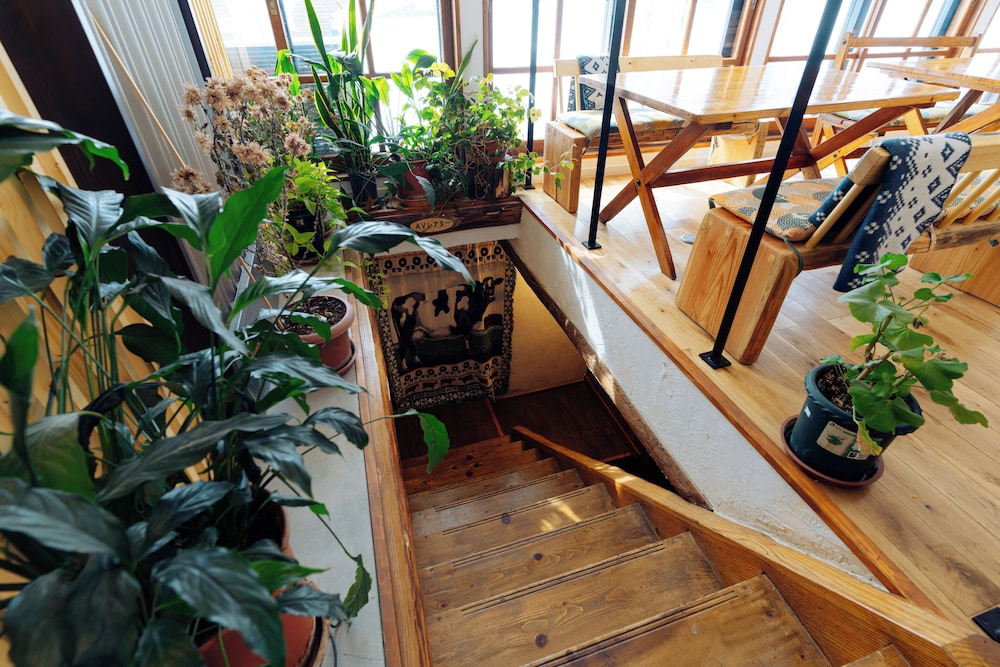 ツインルームシングルサイズベッド 2 台 リビング エリア0 | カントリー イン ミルキー ハウス