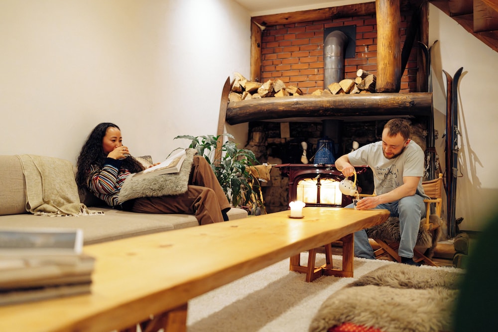 ツインルームシングルサイズベッド 2 台 リビング エリア11 | カントリー イン ミルキー ハウス