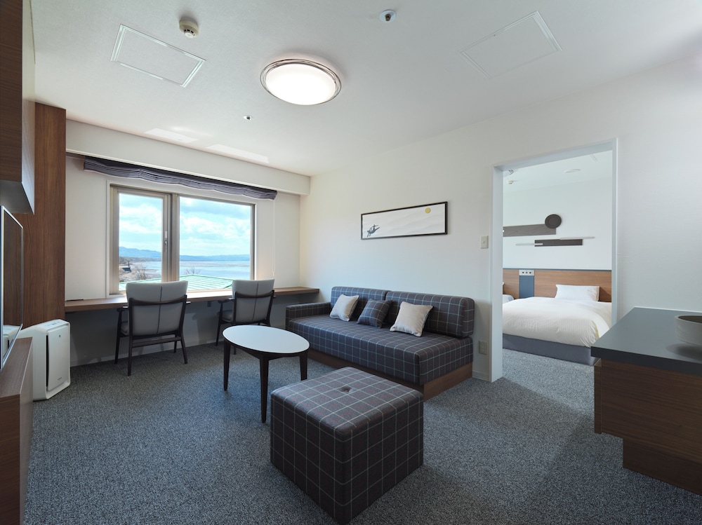 モデレートツインルーム 湖畔側 禁煙 部屋からの景観0 | サロマ湖 鶴雅リゾート