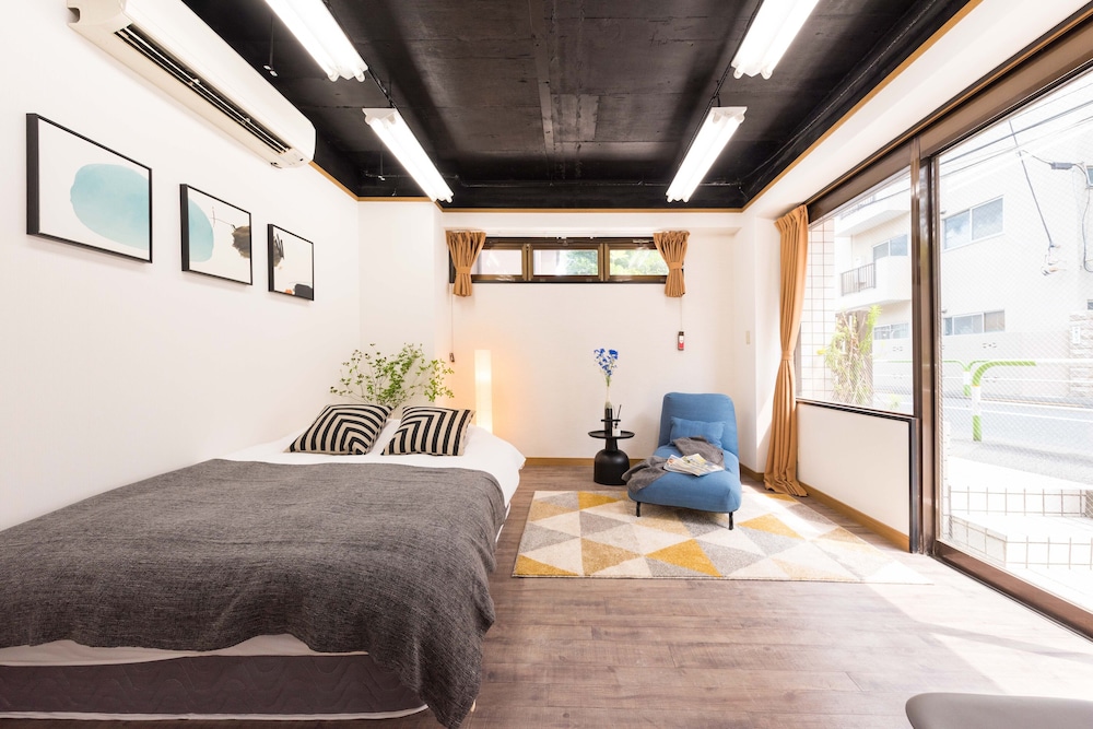 中里101 リビング エリア5 | TORA HOTEL Komagome A