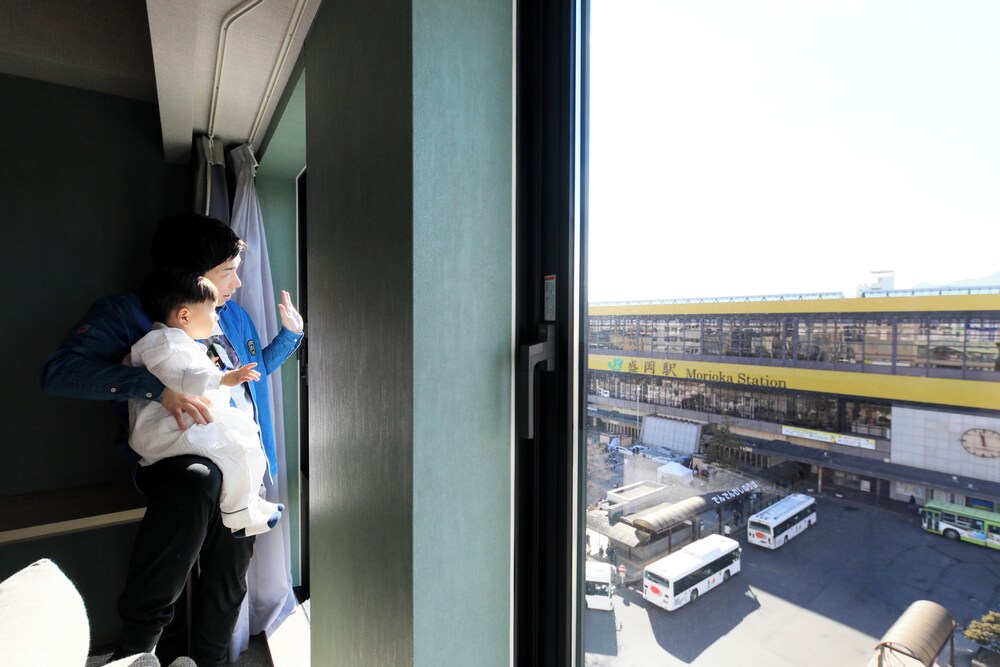 ステーションビューツインルーム 禁煙 部屋からの景観1 | リッチモンドホテル 盛岡駅前