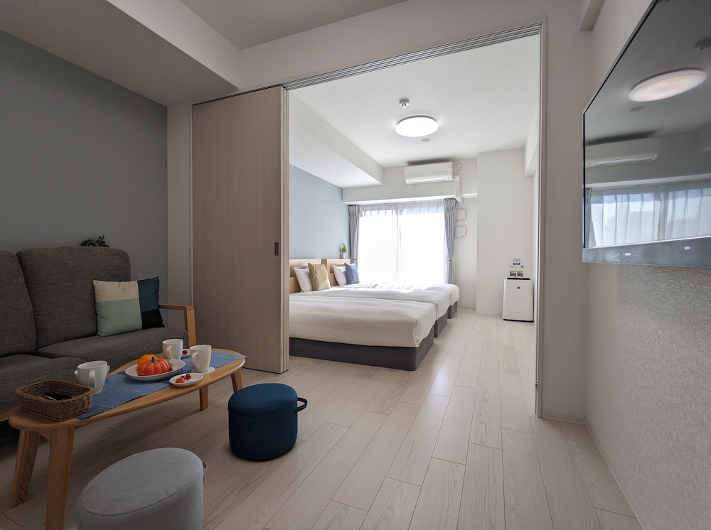 スーペリア アパートメント シングルベッド 3 台 禁煙 | エスリードホテル難波サウス Ⅲ