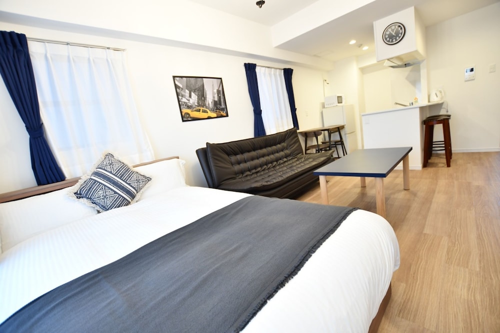 デラックス アパートメント リビング エリア6 | Riverside Inn Hakata