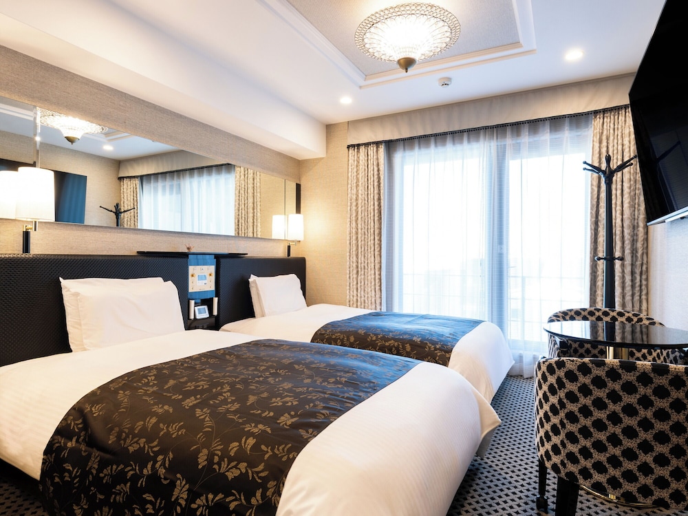 デラックスツインルーム 2ベッド バリアフリー 禁煙 客室6 | アパホテル〈大阪天満橋駅前〉