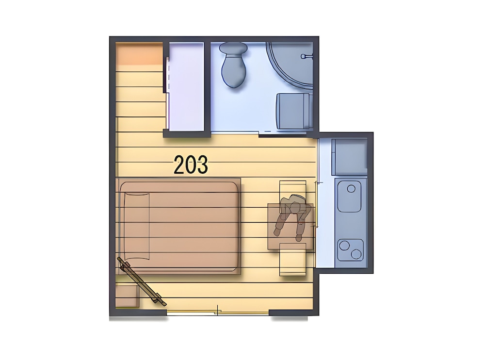ベーシック ルーム (203) 客室4 | Eternity APARTMENT HOTEL SHINAGAWA