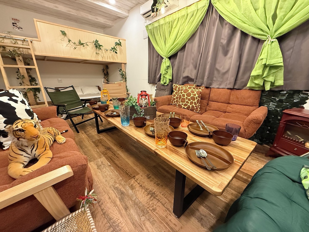 デザイン アパートメント 禁煙 (204) リビング エリア3 | Eternity APARTMENT HOTEL SHINAGAWA