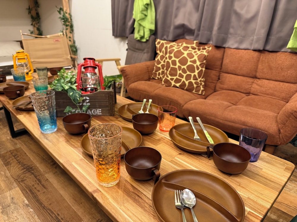 デザイン アパートメント 禁煙 (204) リビング エリア2 | Eternity APARTMENT HOTEL SHINAGAWA