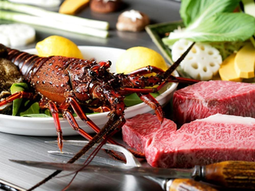 和室 玄海 鉄板焼き会席コース付き 客室7 | 百年庭園の宿 翠水 - 登録有形文化財