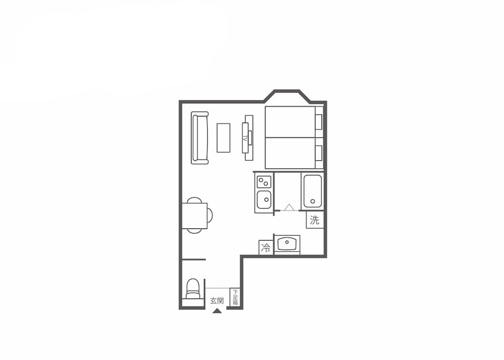 スタンダード トリプルルーム 禁煙 フロアマップ0 | ecot 砂山ビーチ