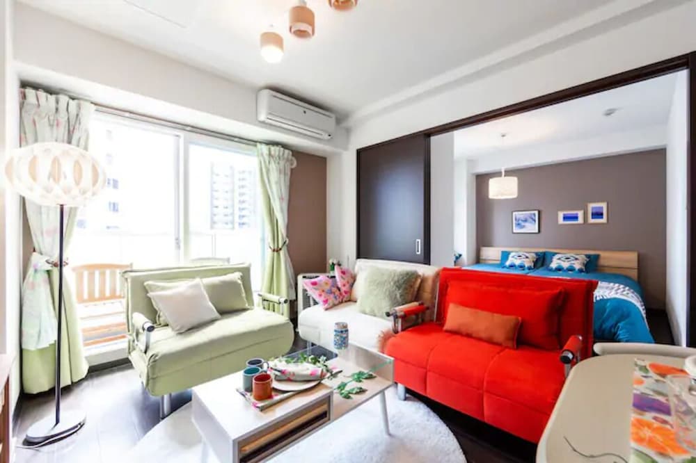 アパートメント一室貸し切り 禁煙 リビング エリア0 | TENDER