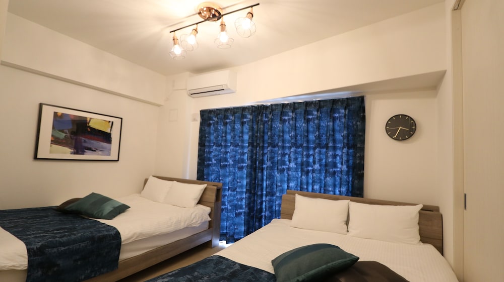 【デラックスルーム】ダブルベッド2台 ソファベッド1台 キッチン付 禁煙 | レガティオ博多