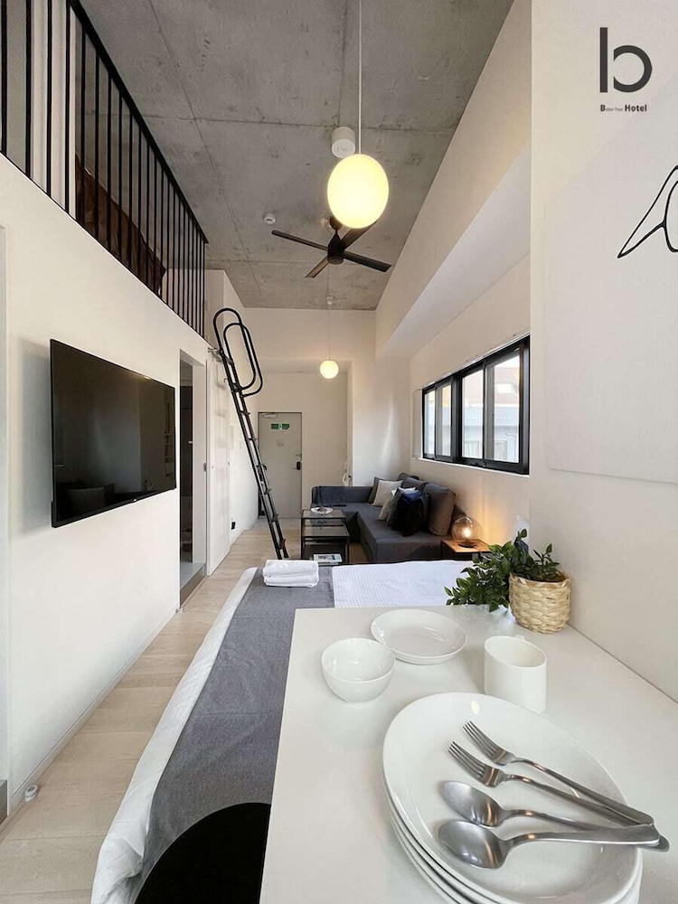 デラックス コンドミニアム 1 ベッドルーム 禁煙 シティビュー (bHotel Nekoyard 401) 客室2 | b hotel Neko Yard 広島