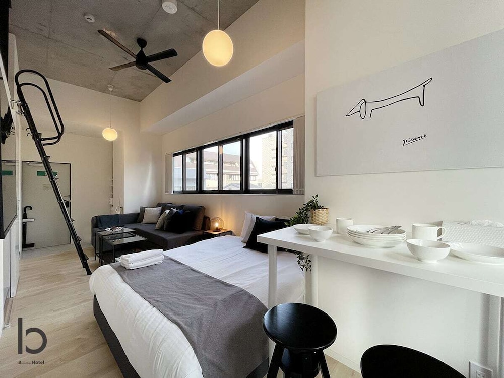 デラックス コンドミニアム 1 ベッドルーム 禁煙 シティビュー (bHotel Nekoyard 401) 客室7 | b hotel Neko Yard 広島