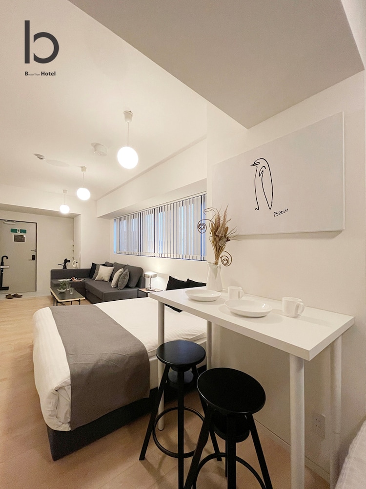 デラックス コンドミニアム 1 ベッドルーム 禁煙 シティビュー (bHotel Nekoyard 601) 客室内のダイニングエリア6 | b hotel Neko Yard 広島