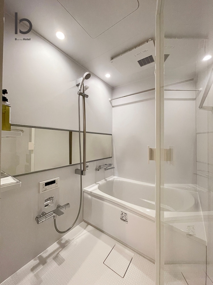 デラックス コンドミニアム 1 ベッドルーム 禁煙 シティビュー (bHotel Nekoyard 602) バスルーム1 | b hotel Neko Yard 広島