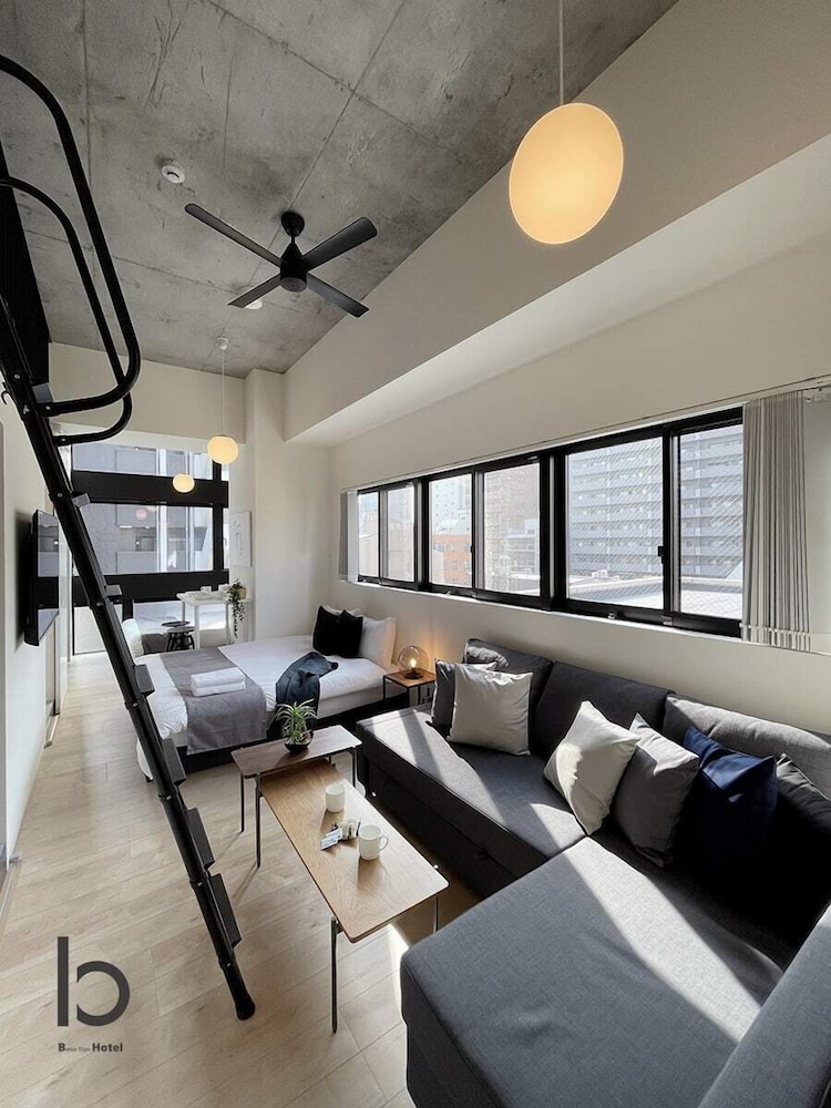 デラックス コンドミニアム 1 ベッドルーム 禁煙 シティビュー (bHotel Nekoyard 402) | b hotel Neko Yard 広島