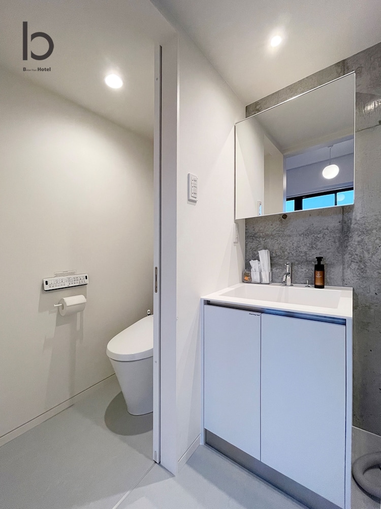 デラックス コンドミニアム 1 ベッドルーム 禁煙 シティビュー (bHotel Nekoyard 602) バスルーム10 | b hotel Neko Yard 広島