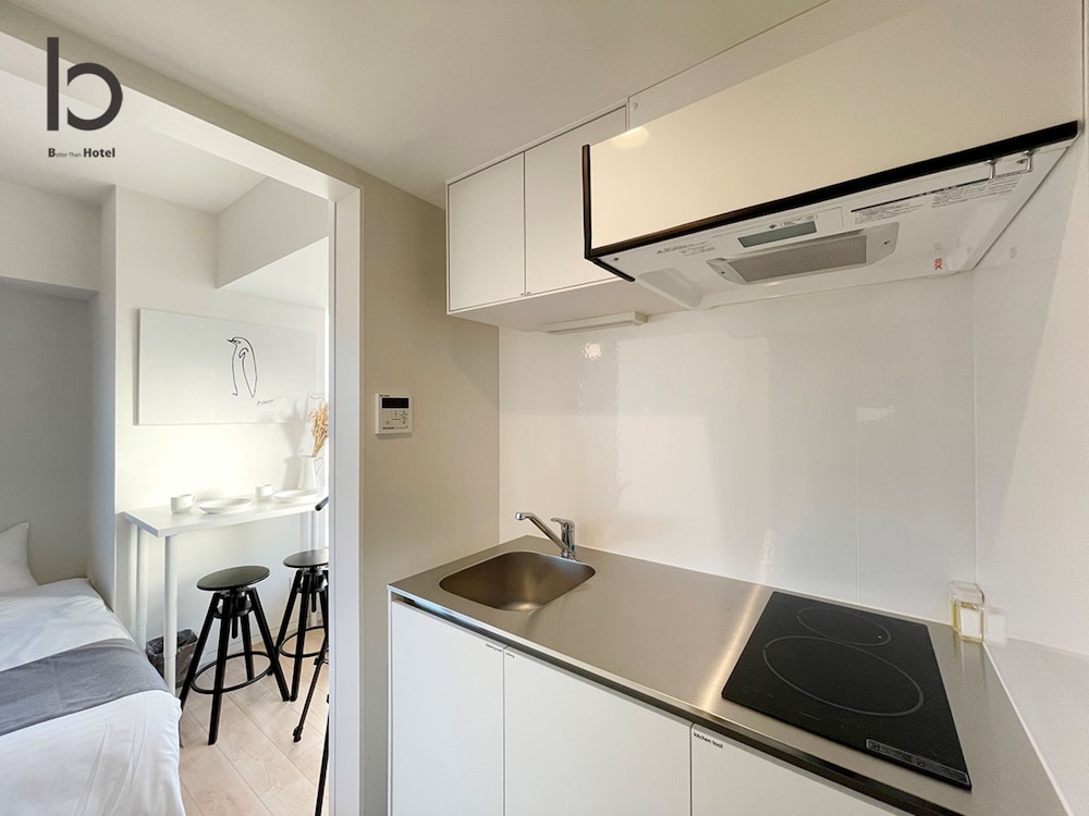 デラックス コンドミニアム 1 ベッドルーム 禁煙 シティビュー (bHotel Nekoyard 601) 専用キッチン1 | b hotel Neko Yard 広島