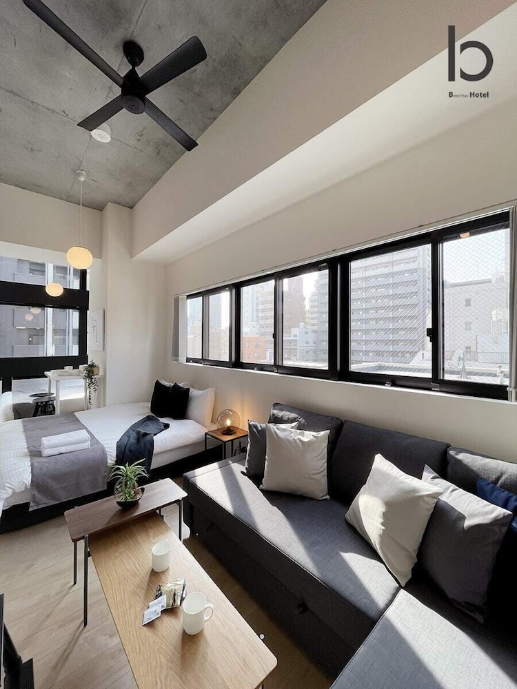 デラックス コンドミニアム 1 ベッドルーム 禁煙 シティビュー (bHotel Nekoyard 402) 客室7 | b hotel Neko Yard 広島