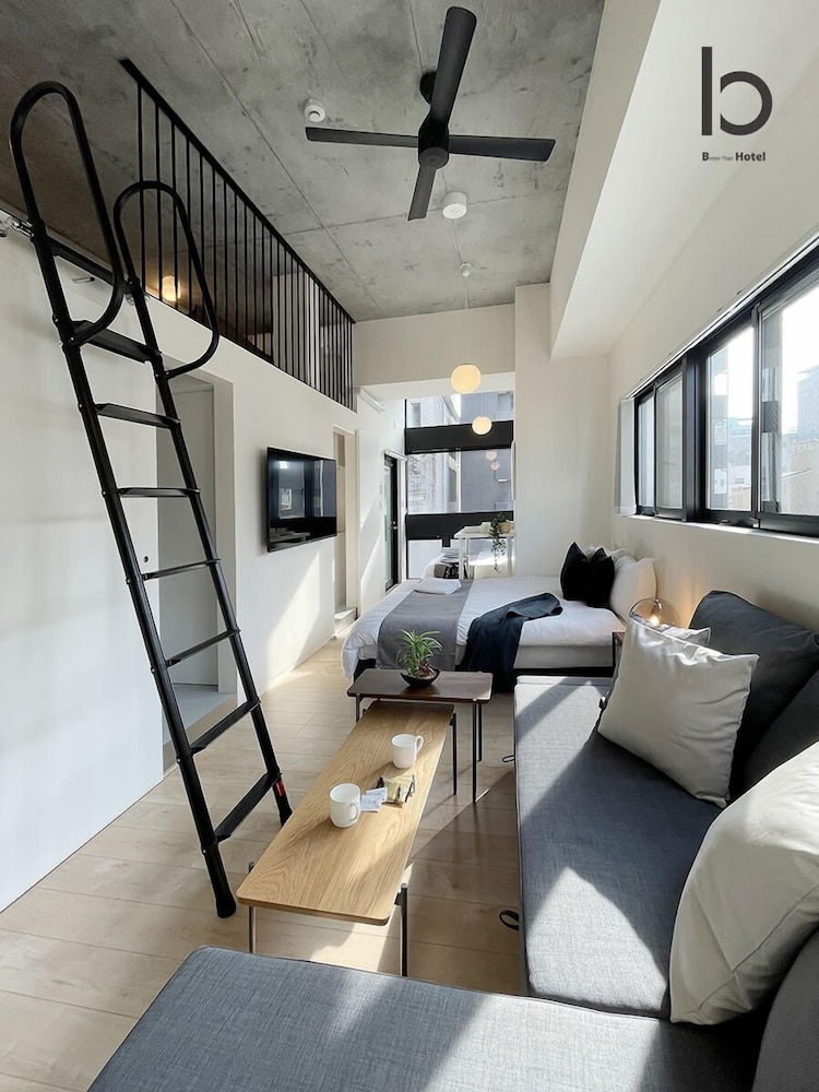 デラックス コンドミニアム 1 ベッドルーム 禁煙 シティビュー (bHotel Nekoyard 402) 客室2 | b hotel Neko Yard 広島