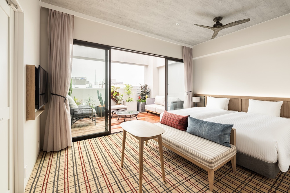 エグゼクティブテラスルームツイン（テラス＆アウトバス） 客室2 | ネストホテル那覇久茂地