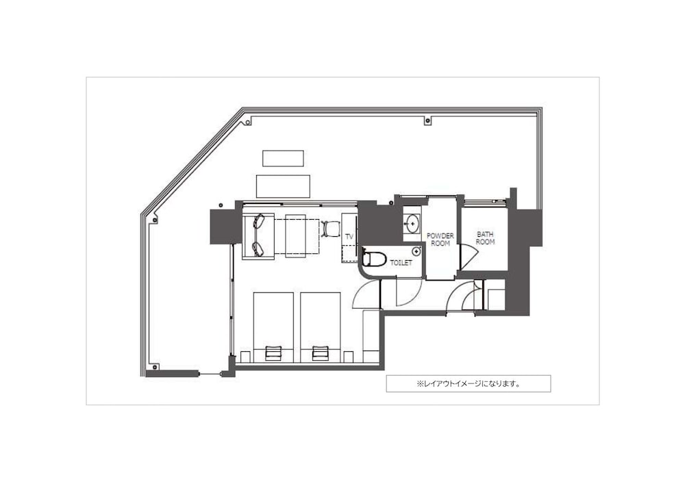 デラックス ツインルーム 禁煙 客室2 | プロスタイル テラス ナハ