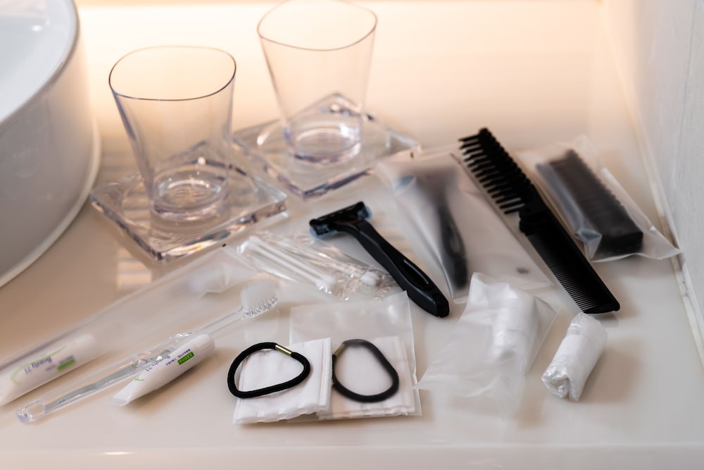 デラックス ダブルルーム 禁煙 (King Room) バスルームの設備1 | プロスタイル テラス ナハ