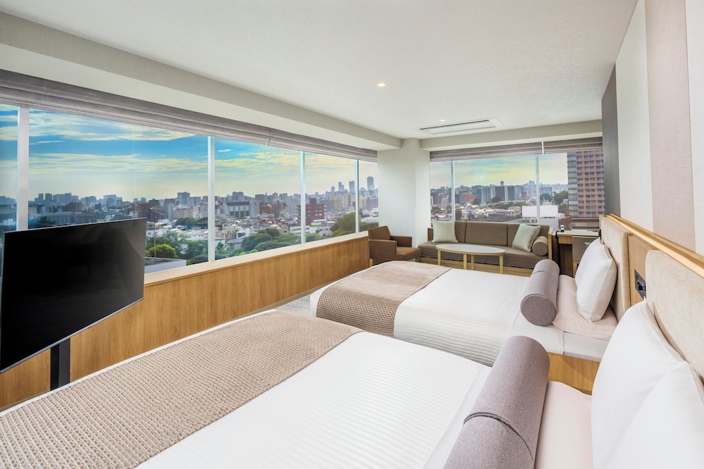 パノラマビューツイン (シャワーブース付) 禁煙 大人定員5名様 客室2 | アートホテル日暮里 ラングウッド