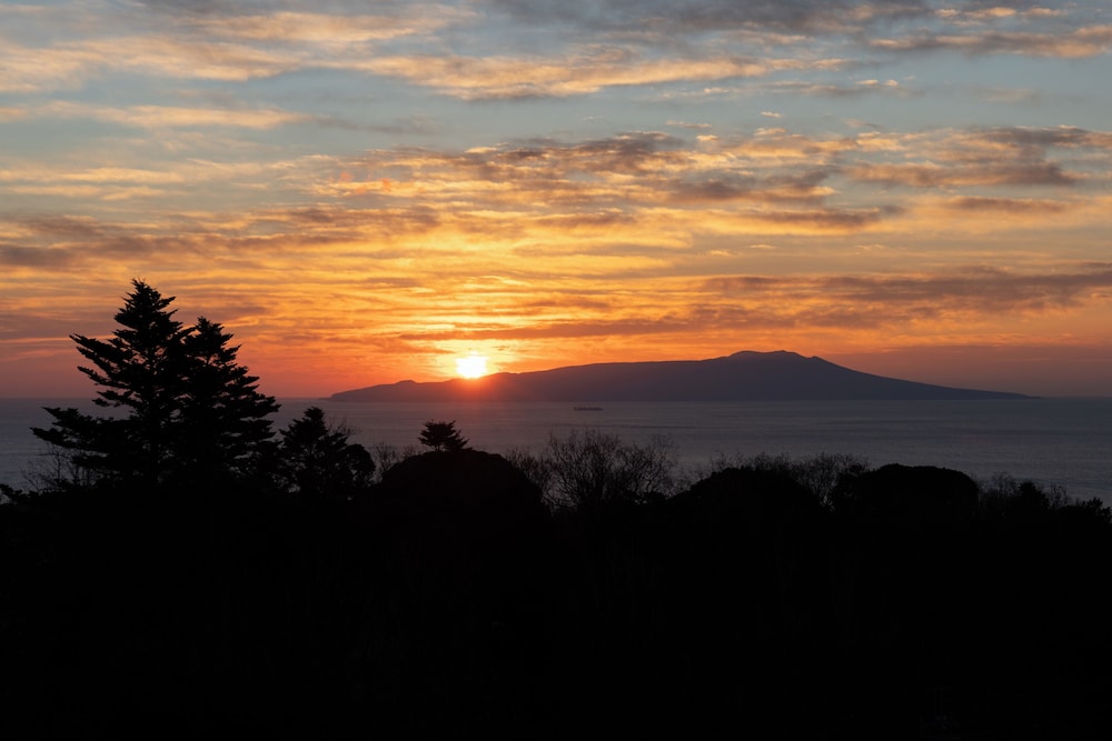 [源泉掛流し露天風呂] オーシャンビュー 2階特別室 バルコニーからの眺望2 | 大室の杜 玉翠 (13 歳以上)
