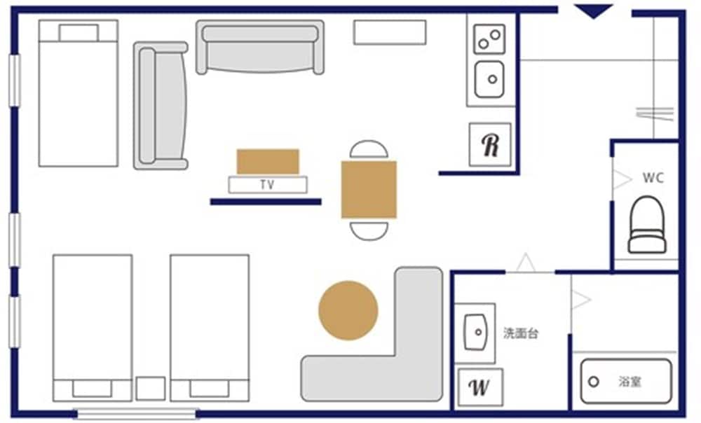 デラックス トリプルルーム 客室5 | ホテル カリフォルニア 宮古島リゾート