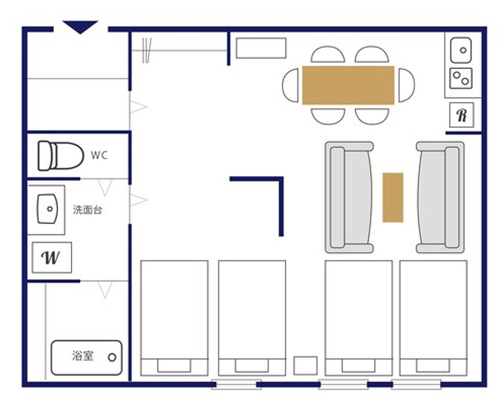 ファミリー ルーム 客室4 | ホテル カリフォルニア 宮古島リゾート