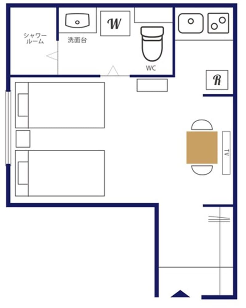 スタンダード ツインルーム 禁煙 シャワーのみ 客室4 | ホテル カリフォルニア 宮古島リゾート
