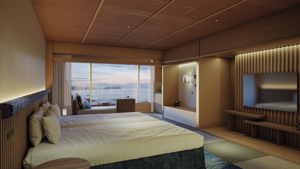 【2026年8月リニューアル】日昇館モダン和室42㎡/3名定員高層階 | ホテル浦島