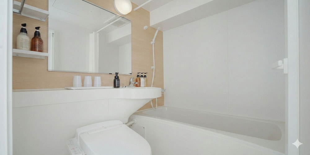 ダブルルーム 禁煙 バスルーム0 | ネストホテルオルト蔵前駅前