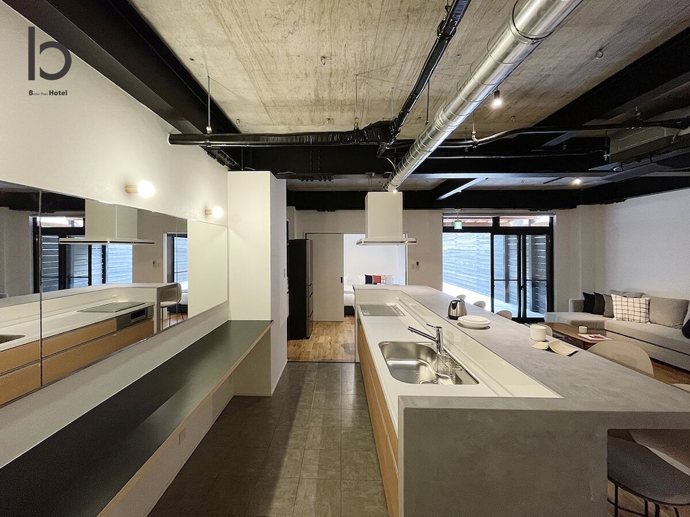 アパートメント 1 ベッドルーム 禁煙 (101) 専用キッチン1 | 宮島ゲストハウス 鹿庭荘