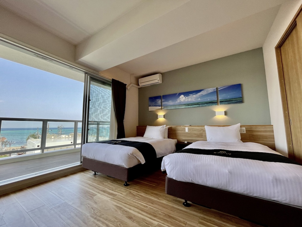 パーシャルオーシャンビュー デラックス·スイートコンド 禁煙 客室11 | コーラルパレス恩納 by サンセットアベニュー