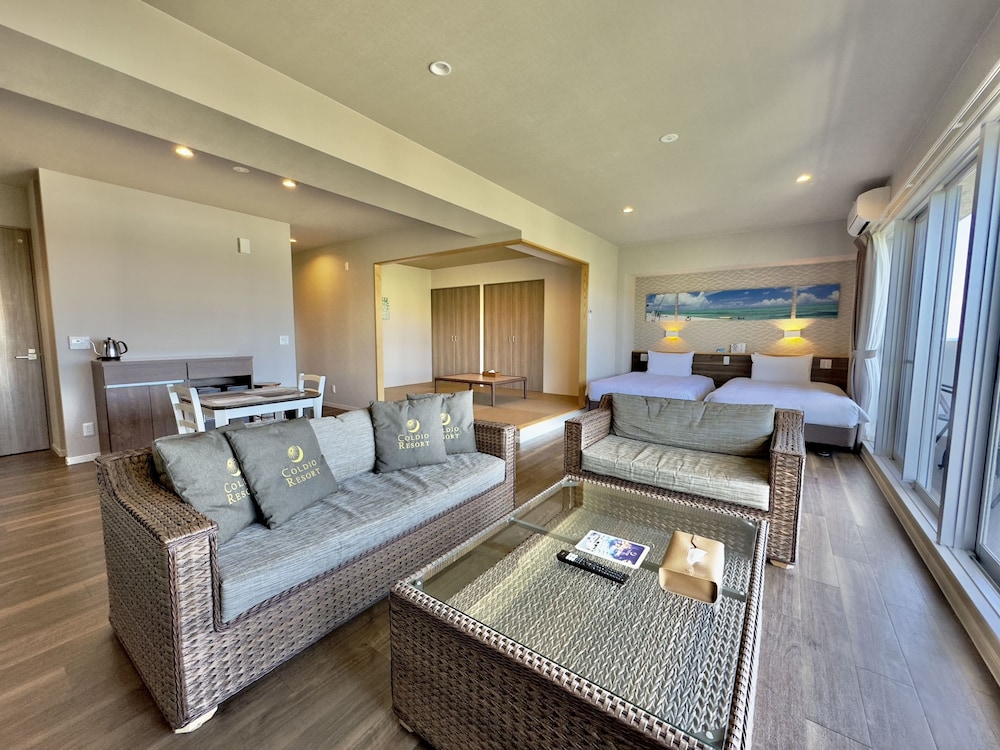 パーシャルオーシャンビュー デラックス·スイートコンド 禁煙 客室29 | コーラルパレス恩納 by サンセットアベニュー