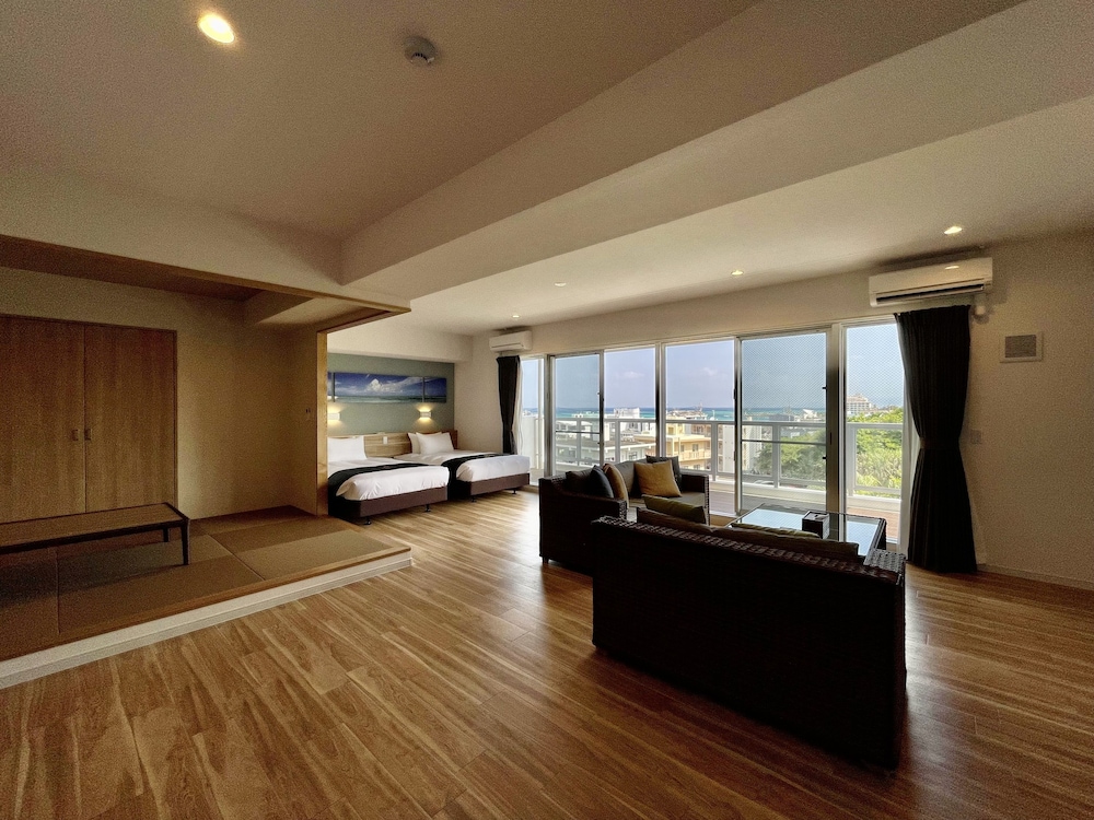 パーシャルオーシャンビュー デラックス·スイートコンド 禁煙 客室10 | コーラルパレス恩納 by サンセットアベニュー