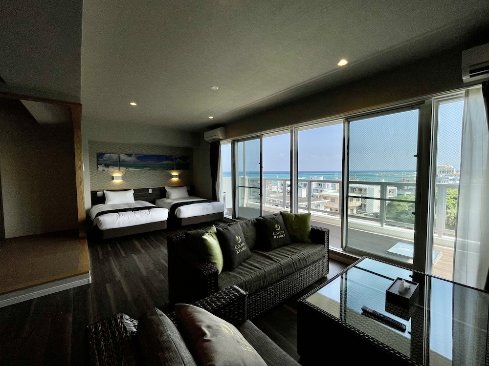 パーシャルオーシャンビュー デラックス·スイートコンド 禁煙 客室6 | コーラルパレス恩納 by サンセットアベニュー