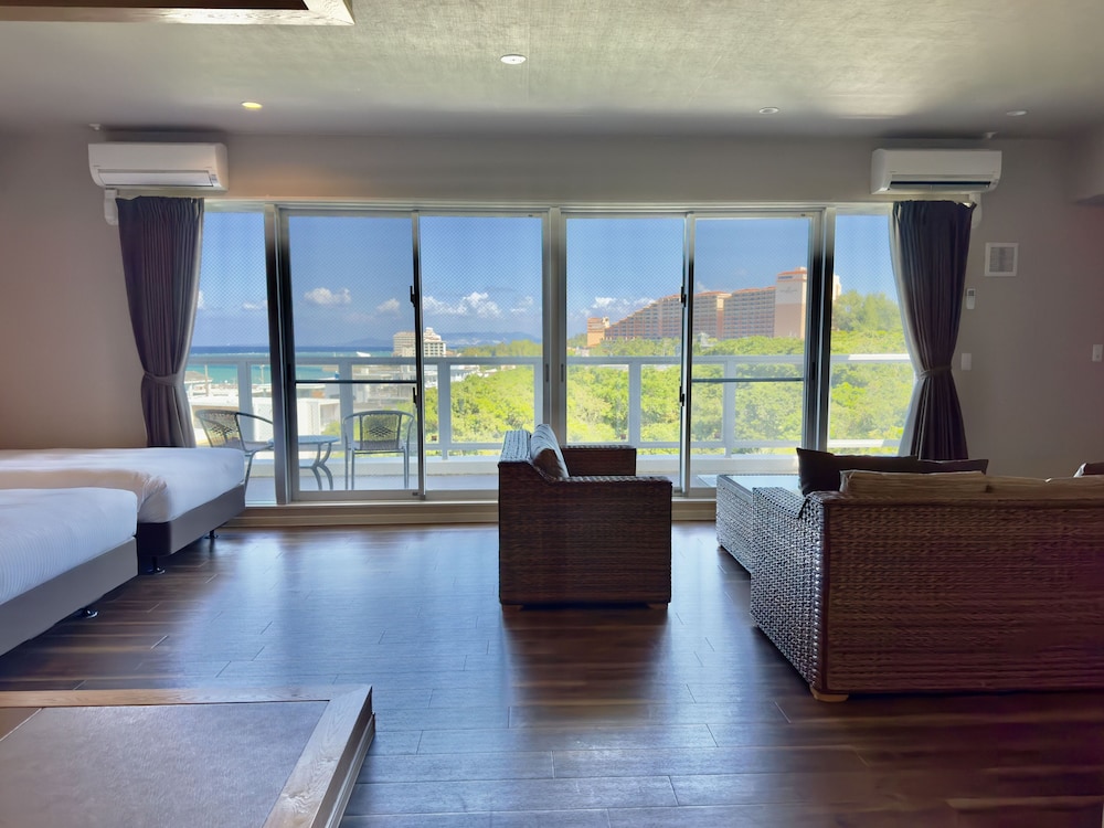 パーシャルオーシャンビュー デラックス·スイートコンド 禁煙 客室31 | コーラルパレス恩納 by サンセットアベニュー