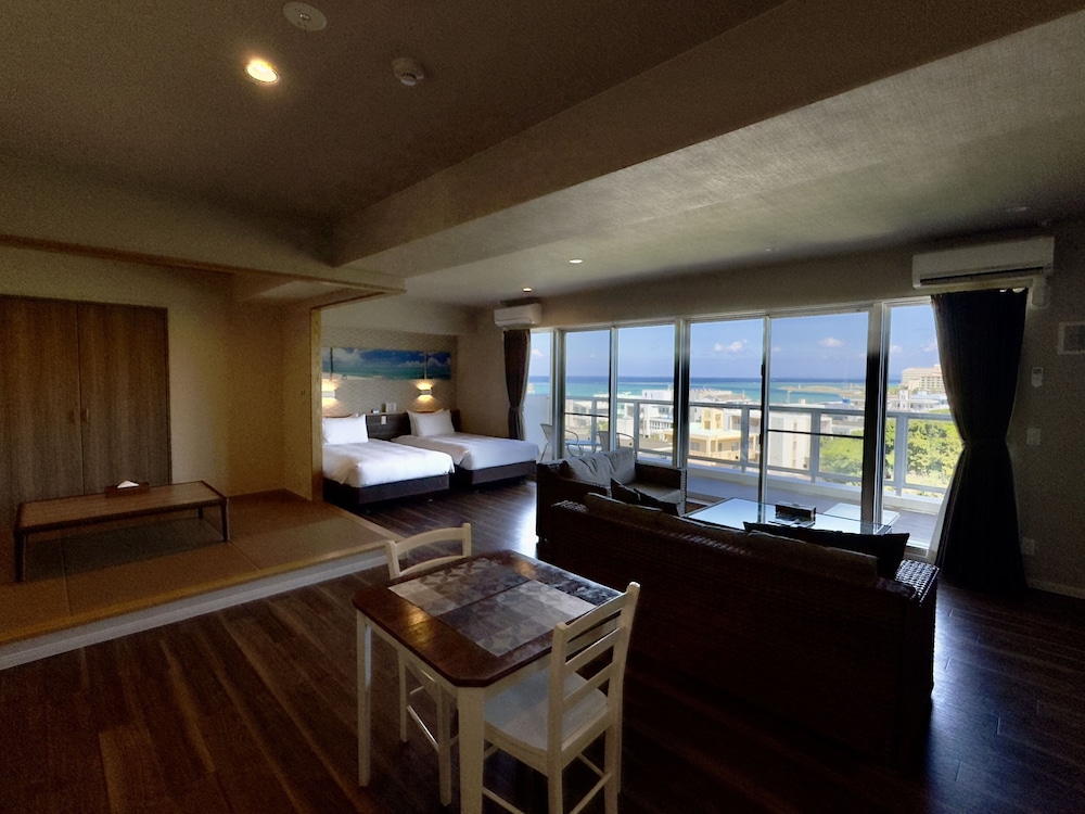 パーシャルオーシャンビュー デラックス·スイートコンド 禁煙 客室35 | コーラルパレス恩納 by サンセットアベニュー