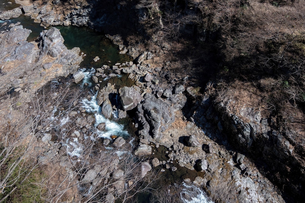 遊楽館 洋室 2食付(夕食 : ブッフェ) 禁煙 バルコニーからの眺望1 | 鬼怒川温泉ホテル