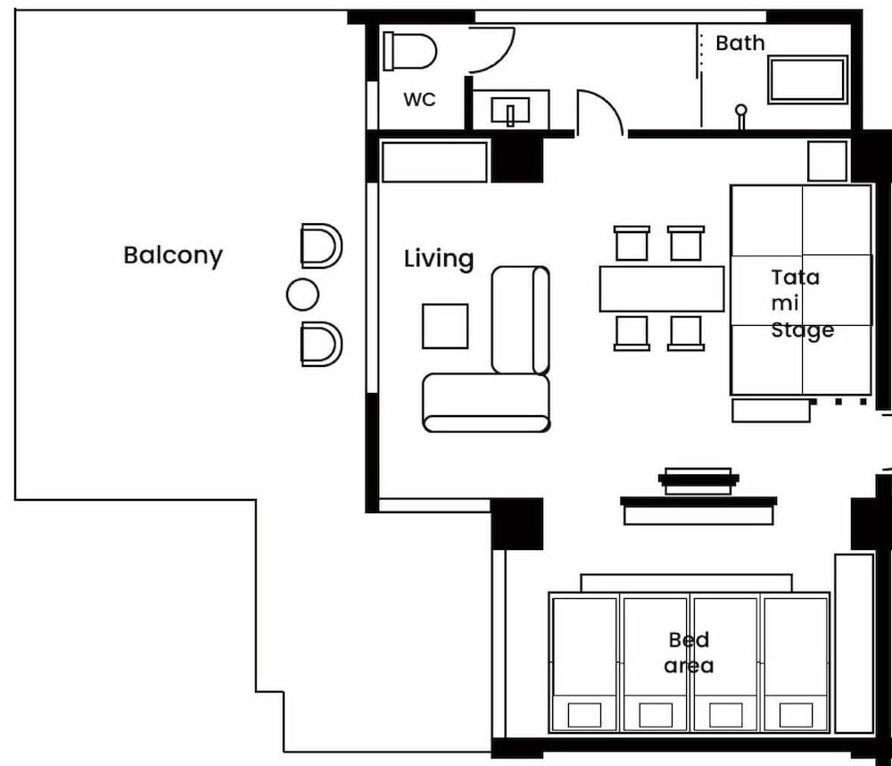 スイート 客室1 | 畳の宿 北谷美浜