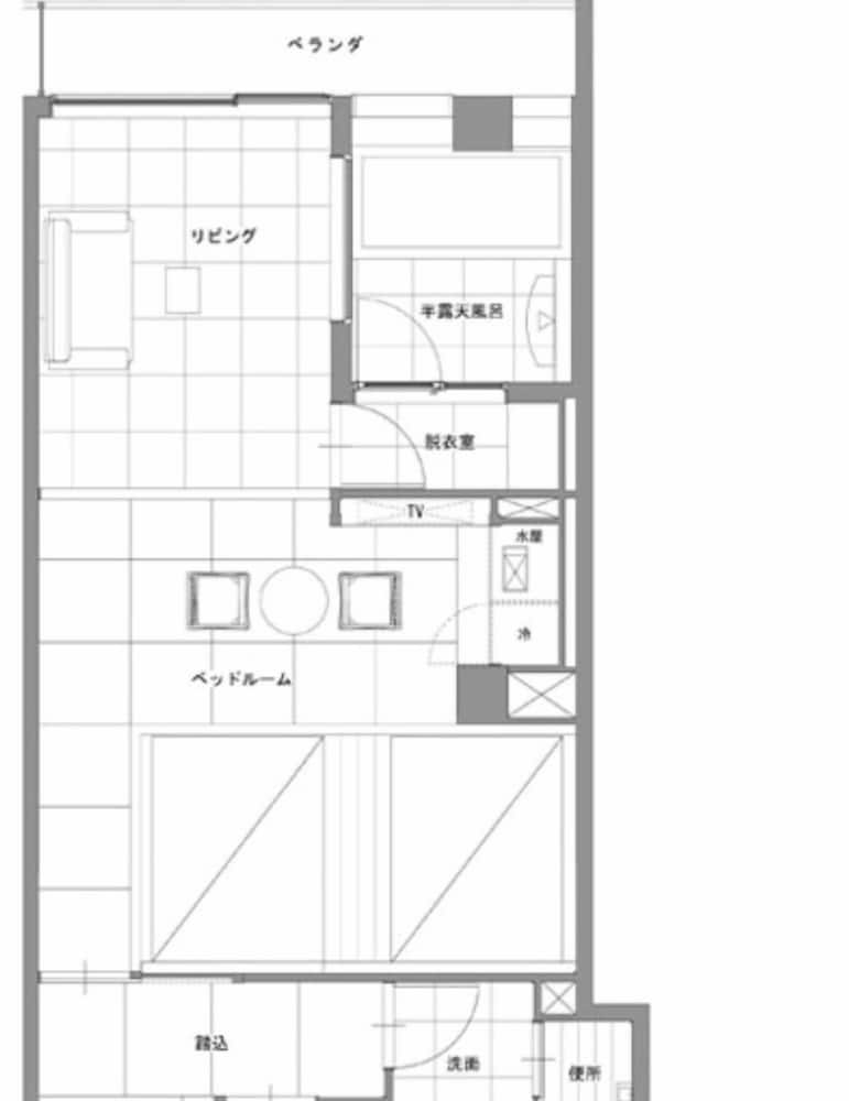 [蘭] 宇治川眺望 半露天風呂付デラックスツイン (禁煙) 客室3 | 京都宇治 花やしき浮舟園