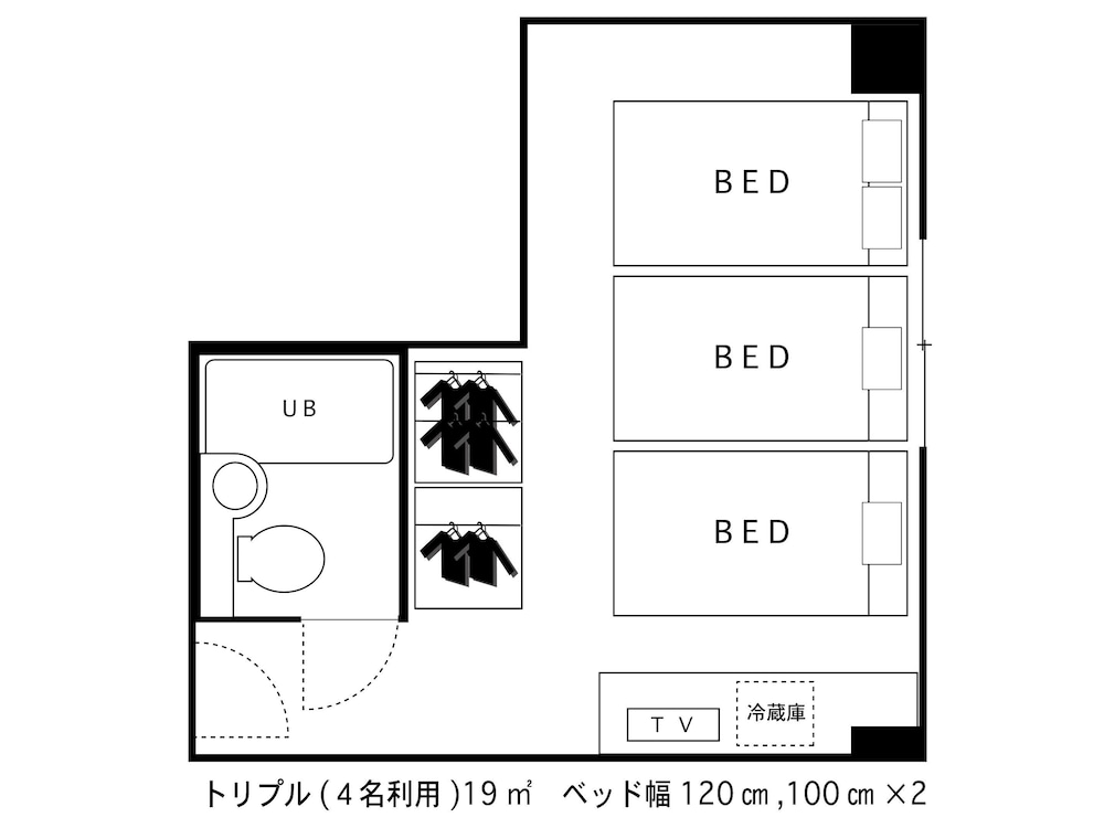 客室1 | ホテルエリアワン高松 客室1 | ホテルエリアワン高松