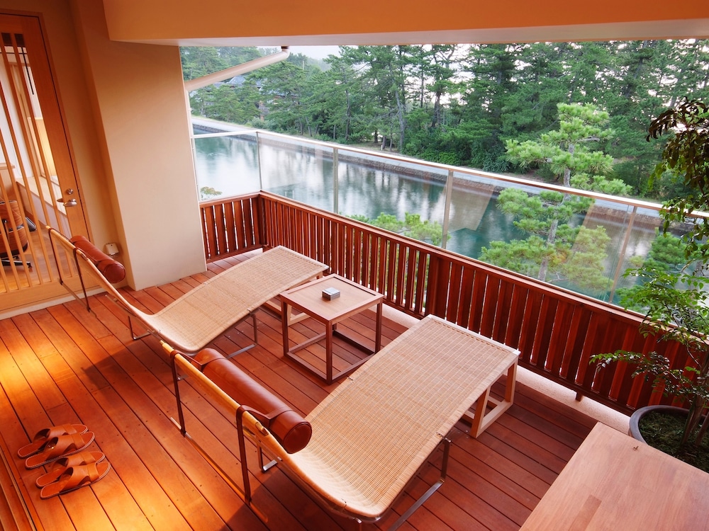 風のみどり[特別室] バルコニーからの眺望0 | 文珠荘