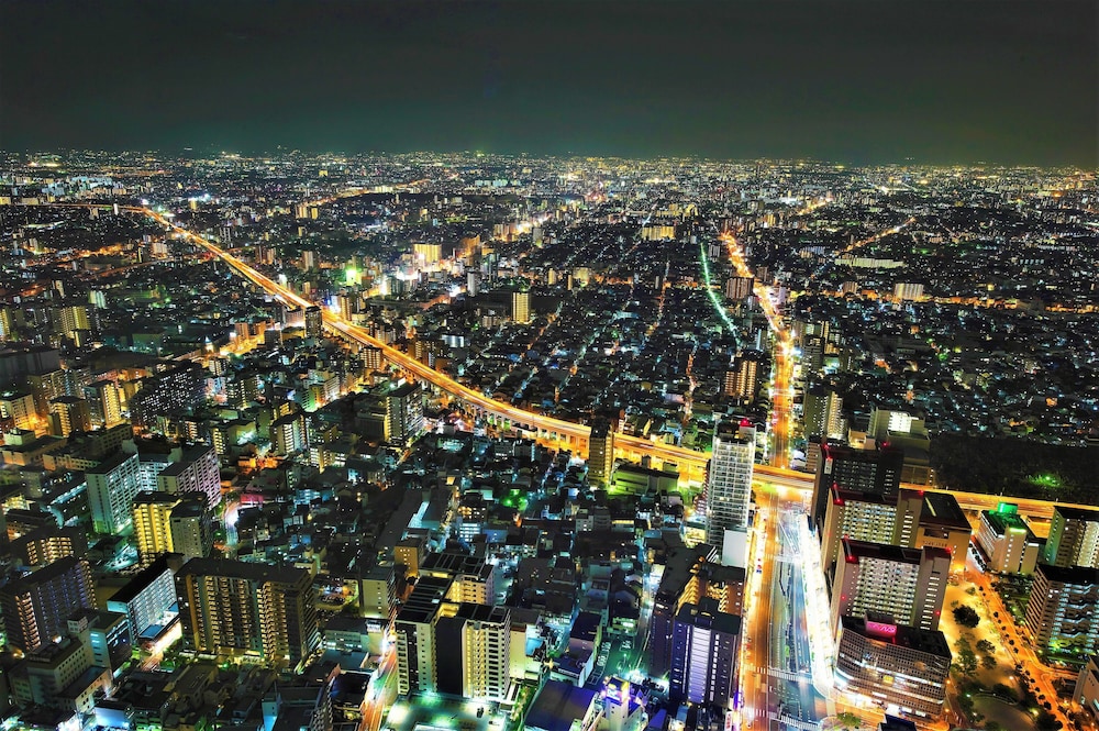 アッパーフロア デラックス ルーム シングルベッド 2 台 シティビュー 部屋からの景観0 | 大阪マリオット都ホテル